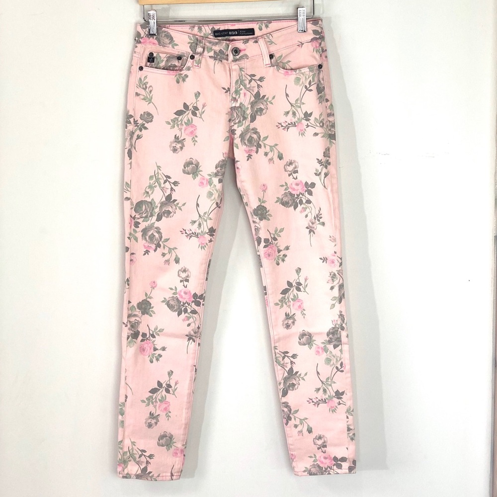 NEW Big Star Alex Skinny Floral Jeans